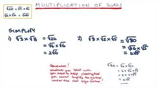 Multiplying Surds