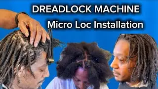 Micro Locs with Dreadlock Machine