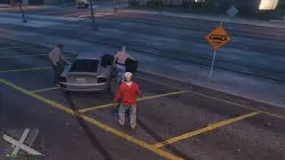 GTA 5 modo on-line dando trabalho á policia