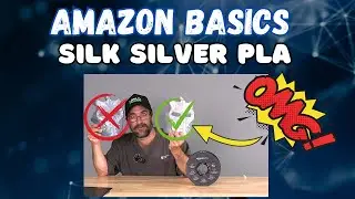 AMAZON BASICS Silk PLA is GOD Tier - Testing SILVER on a Bambu Lab P1S