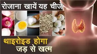 Thyroid थाइरोइड तेजी से कंट्रोल करने के लिए पुरे दिन यह खाए | most effective diet for thyroid I