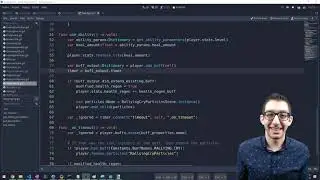 Making a shooter RPG in Godot 3.2 (video 5 of 5) - Adam Learns
