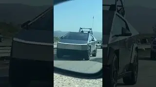 Look out! They’re everywhere! 👀 Things I see in #california #tesla #cybertruck