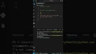 Python on Speed ⚡: 5. Comments in Python