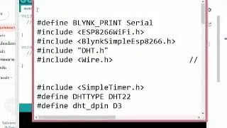esp8266 blynk dht22