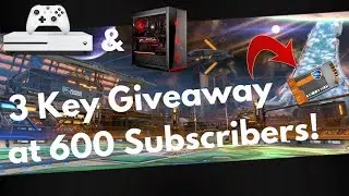Rocket League Xbox One & PC | 3 Key Giveaway at 600 Subscribers!