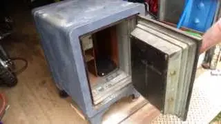 Antique safe opening
