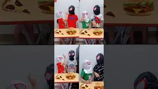 Pizza Vs Hamburger 🍕🍔 food #spiderman #shorts #ytshort #short