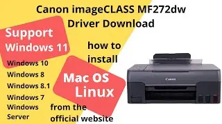 Canon imageCLASS MF272dw Driver Download and Setup Windows 11 Windows 10, Mac 14, Mac 13