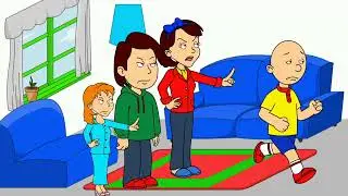 Caillou Misbehaves on the way to see The Super Mario Bros Movie/Grounded