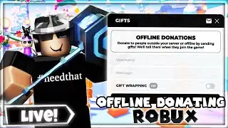 🔴PLS DONATE LIVE🔴DONATING ROBUX TO VIEWERS🎁