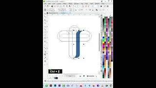Typography illustration in Coreldraw| 