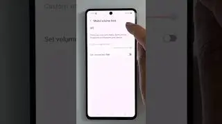 How to enable and adjust Volume Media Limit in Samsung Galaxy Phone #Shorts