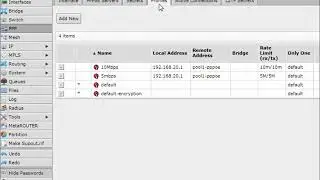 Disable or Remove Secrets and Profiles in MikroTik PPPoE
