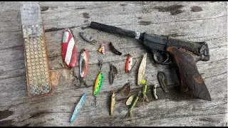 I found a GUN in a Canadian lake!