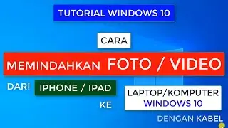 How to Transfer Photos from iPhone or iPad to Windows 10 Laptop with Cable
