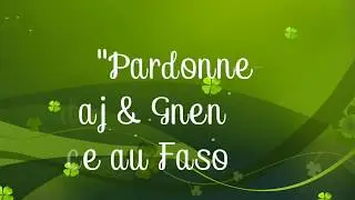 Pardonne-moi, tristesse d'amour.