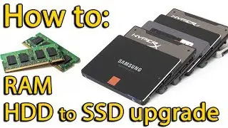 Asus A52, A52F, A52N upgrade memory and HDD to SSD; как поменять оперативную память, жесткий диск