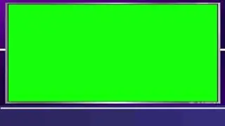 Green screen virtual set full screen for v loggers. chroma key. free use.