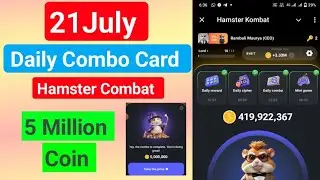 21July Hamster Combat Daily Combo Card || Today hamster combo card || hamster combo card