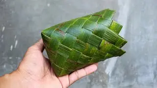 COCONUT LEAVES BASKET | Beautiful Native Basket Weaving