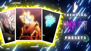Trending manga edit presets | Alight Motion |