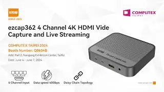ezcap will attend Computex2024 show for new capture card tech