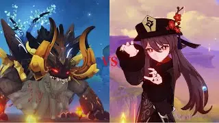 1HP Hu Tao vs Azhdaha