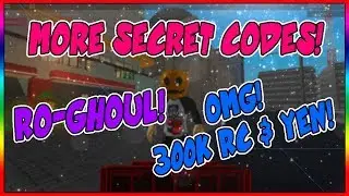 [SPECIAL CODES] AMAZING 300K RC AND 300K YEN CODES! RO-GHOUL | Roblox