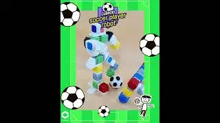 ⚽🤖 Get ready to enjoy exciting soccer with our Soccer Player Robot and cubroid Goal!