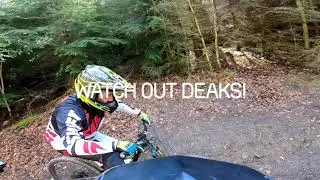 Bucknell Downhill MTB with the boys