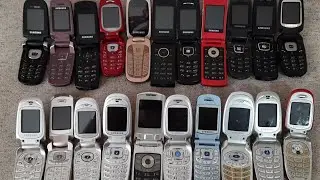 My Samsung SGH flip phones - Full collection