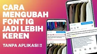 CARA MENGUBAH FONT INSTAGRAM JADI LEBIH KEREN TANPA APK