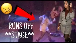 QUEEN NAIJA RUNS OFF STAGE DURING PERFORMANCE...