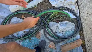 Garden Hose unwrapping, 8 shape, Kink, Twist