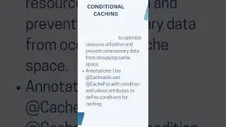 Top 7 Java Techniques to optimize caching in spring boot#shorts #caching #optimize #java #springboot