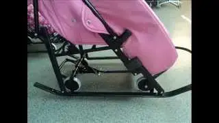 Санки коляска Лапландия Гибрид