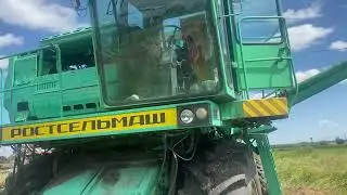 Комбаин "Дон" в нашем хозяйстве.