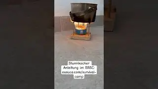 Dieser DIY Sturmkocher brennt wie Hölle 🔥 #survival #prepper