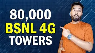 80,000 BSNL 4g Tower Installation !!