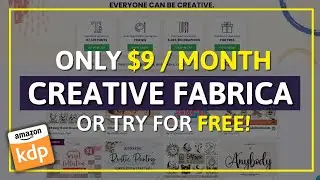 Creative Fabrica's $9 All Access Membership or Try For FREE