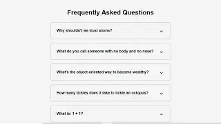 How to Create an Effective Faq Page Design with HTML CSS AND JAVASCRIPT