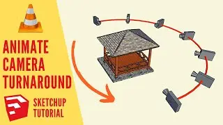 Animate Camera along Path in Sketchup | Camera Turnaround