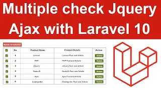 Delete Multiple Records with checkbox using Jquery Ajax with Laravel 10