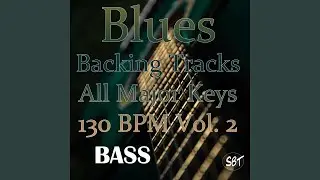 Blues Bass Backing Track in Eb Major 130 BPM, Vol. 2