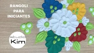 RANGOLI PARA INICIANTES | Arte Indiana | Decoração | #india