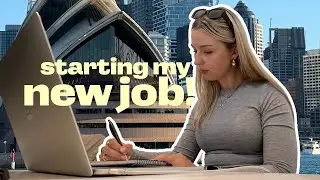SETTLING INTO SYDNEY | my second week of work! 👩🏼‍💻 office days, ice baths & drinks!