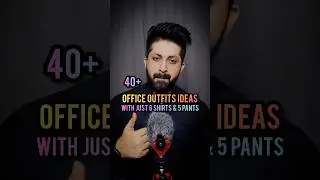 40+ Office Outfits Ideas With Just 6 Shirts & 5 Pants 👍 #shorts #trendingshorts #formal #officewear