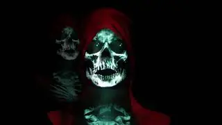 Haunted Props Ghost Bust Graveyard Skull HD
