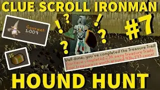 THE BEST REWARD YET?! - Clue Scroll Ironman #7 (Hound Hunt)